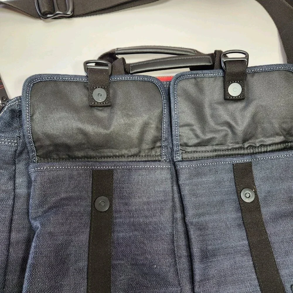 Tumi T Tech Denim Messenger Bag Essential Gear